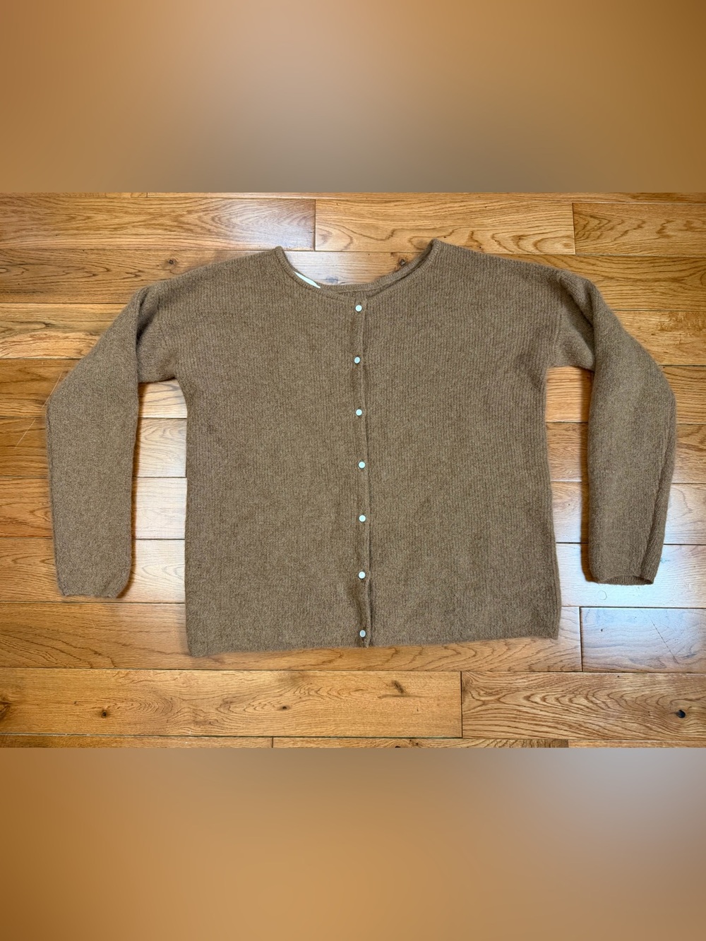 Sezane Gaspard Mohair Kid Alpaca Blend Cardigan Sweater